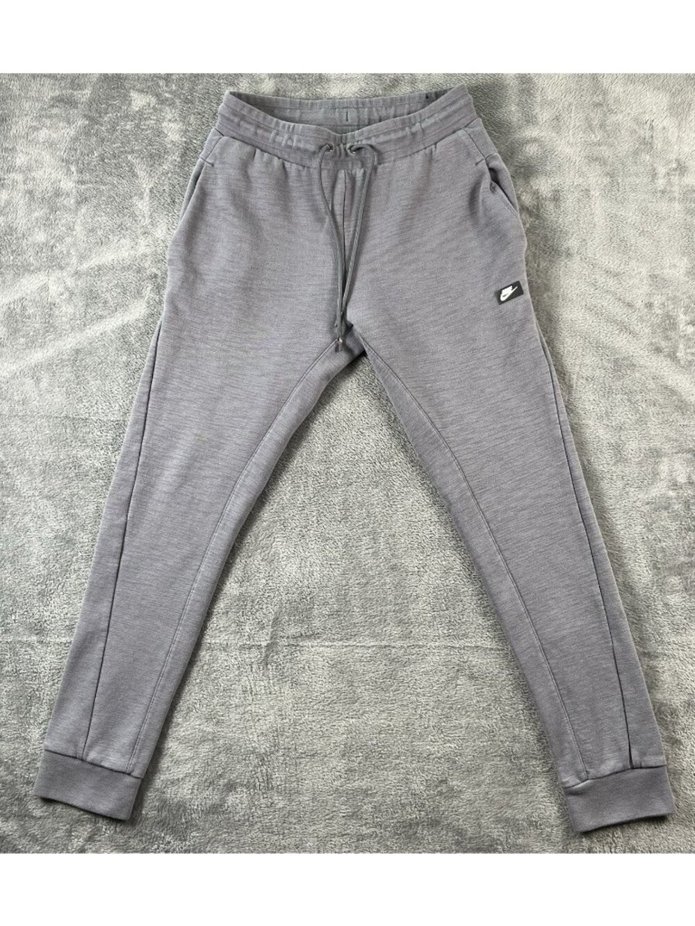 Nike Sportswear Optic Tech Fleece Cuffed Jogger Pants Gray 928493-021 Men's Sm